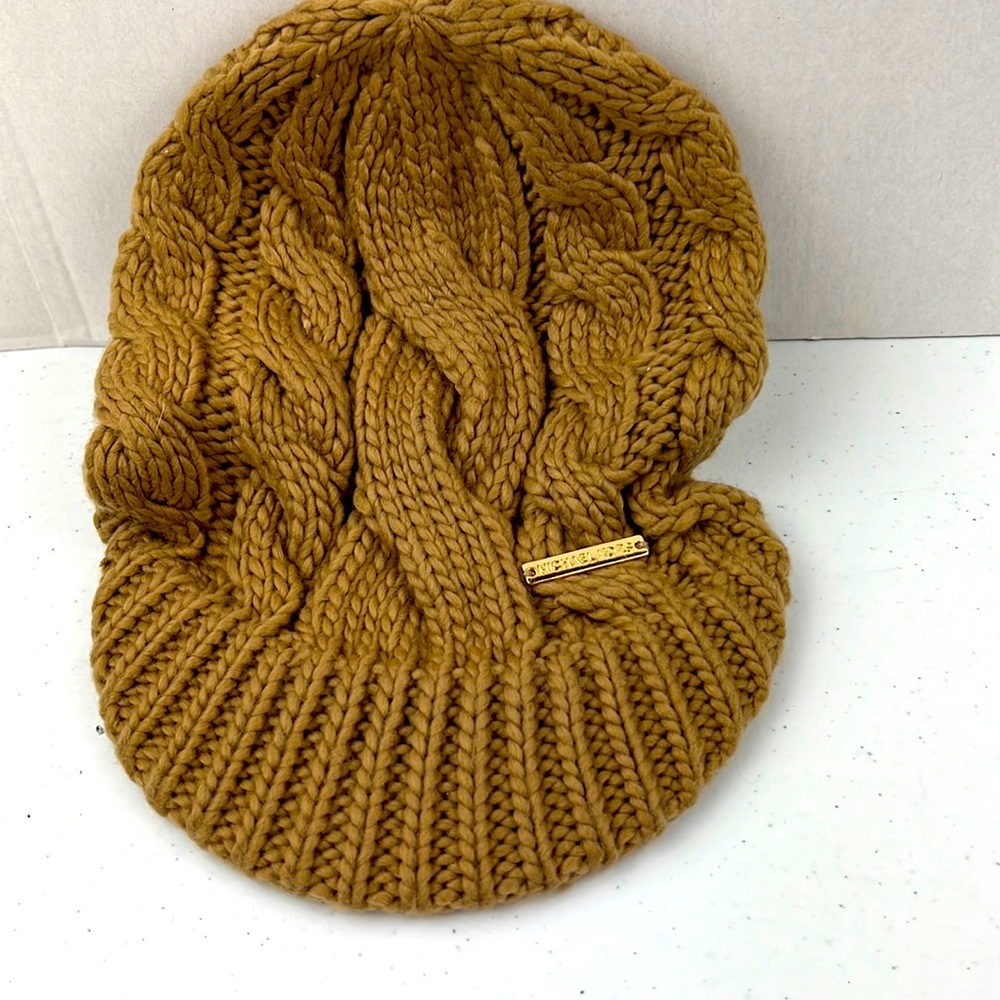 Michael Kors news boy hat for women camel color